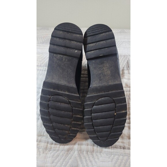 Blondo Women’s Waterproof Black Leather Chelsea Ankle Boots Size 9.5M Lug Sole - Picture 5 of 6